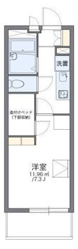 写真:レオパレス大和 3階302の間取図