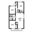 セジュール桂Aの間取図