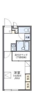 レオパレスドゥ ボワの間取図