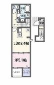 フラン アビタシオンの間取図