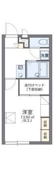 レオパレススタリオンの間取図