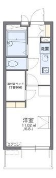 レオパレスIEYASUの間取図