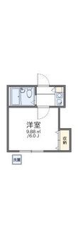 レオパレス岡崎公園の間取図