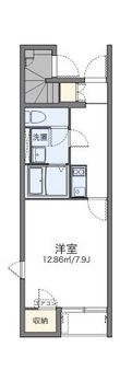 レオネクスト袖広の間取図