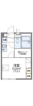 レオパレスマカービルシャナの間取図