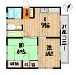 キャロットハイツの間取図