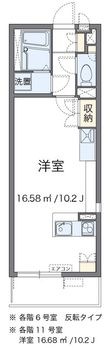 レオネクストレジデンス川崎の間取図