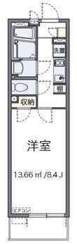 クレイノリフル川崎の間取図