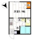早稲田鶴巻町IMAハウスの間取図