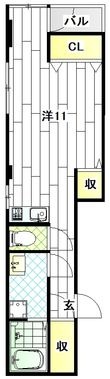 真金町和洋ビルの間取図