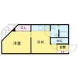 板倉マンションの間取図