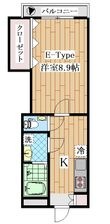 写真:マティアスたまプラーザ 1階105の間取図