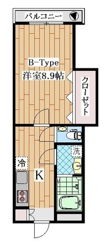 拡大写真:マティアスたまプラーザ 3階302の間取り