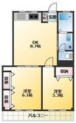 雪ヶ谷メゾンネージュの間取図