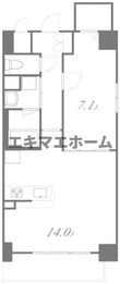 ルミナス 溝の口の間取図