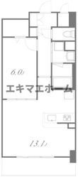 ルミナス 溝の口の間取図