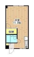 菊池ハイツの間取図