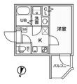 T’s Cuore横濱元町の間取図