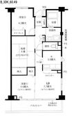 アルデール 日吉の間取図