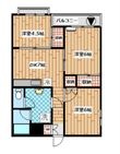宿河原マンションの間取図