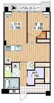 田園ドミール　の間取図
