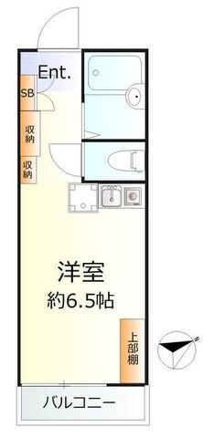 拡大写真:リリカル戸塚 1階103の間取り