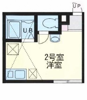 拡大写真：プレミアムコート仲町台 1階102の間取り