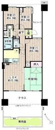 カワサキアイランドスイートの間取図