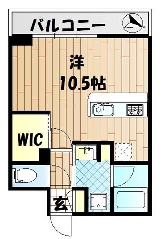 拡大写真:R+2 4階406の間取り