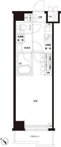 拡大写真:ルーブル川崎上平間弐番館 2階204の間取り