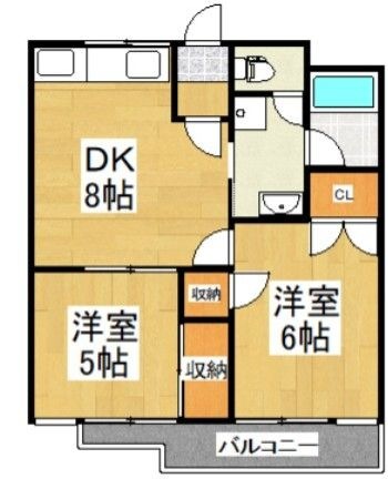 拡大写真:クライストマンション 3階303の間取り