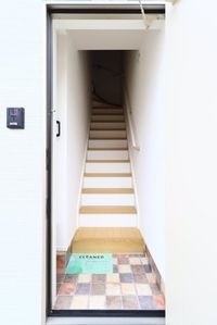 シンプルで使いやすい玄関です