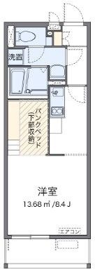 拡大写真:ミランダアプローズ 3階302の間取り
