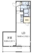 ミランダ紫陽花の間取図