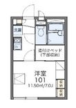 レオパレスビューテラスの間取図