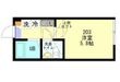 武蔵新城46APの間取図