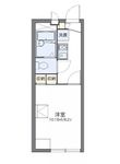 レオパレスコンフォートⅡの間取図