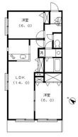 ラフィネ青葉台の間取図