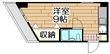 クローバーハイツの間取図