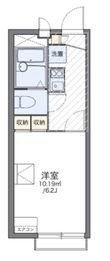 レオパレス猫座の間取図