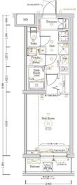 Log登戸Station sideの間取図