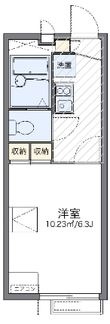 レオパレス姿見の間取図