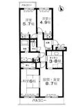 エスポワール松風台Ⅱ番館の間取図