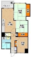 アミティーハイツ第2大久保の間取図
