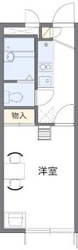 レオパレスオアシスの間取図