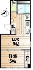 ジュネス西麻布の間取図