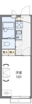レオパレスビューテラスの間取図