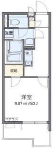 クレイノエスポワールKの間取図