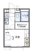 レオパレスOMOTEⅢの間取図