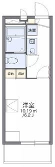 レオパレスアズールの間取図